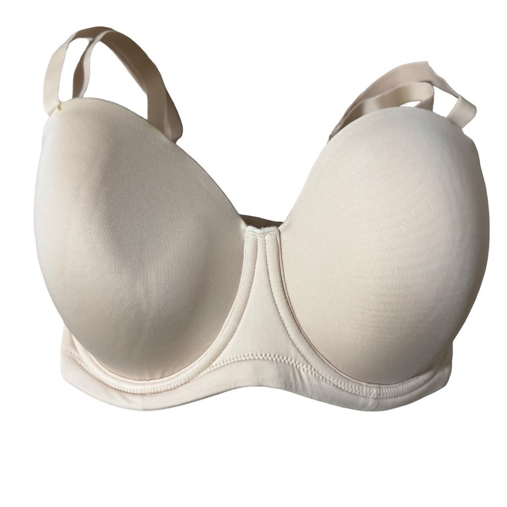 Wacoal Red Carpet Strapless Bra Womens 32H Beige Good Underwire 854119